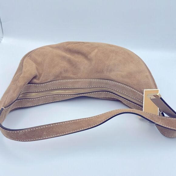 Michael Kors Avra Medium Convertible Sling Crossbody, bag, purse camel - Picture 10 of 12